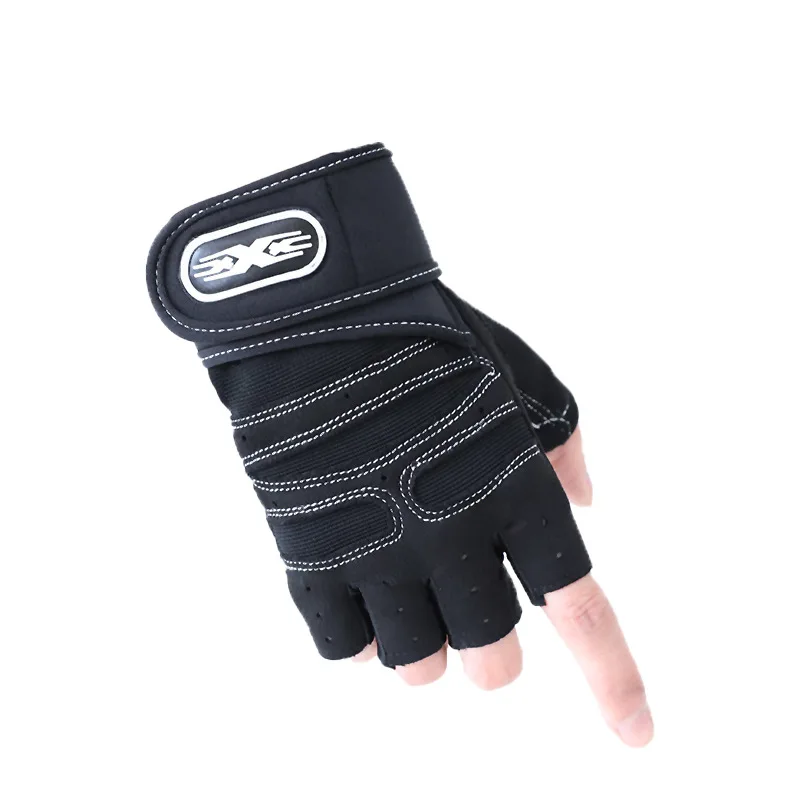 Gym Gloves for Men Women Fitness Weight Lifting Wristband Gloves Body Building Training Sports Exercise Cycling Glove Shockproof 2