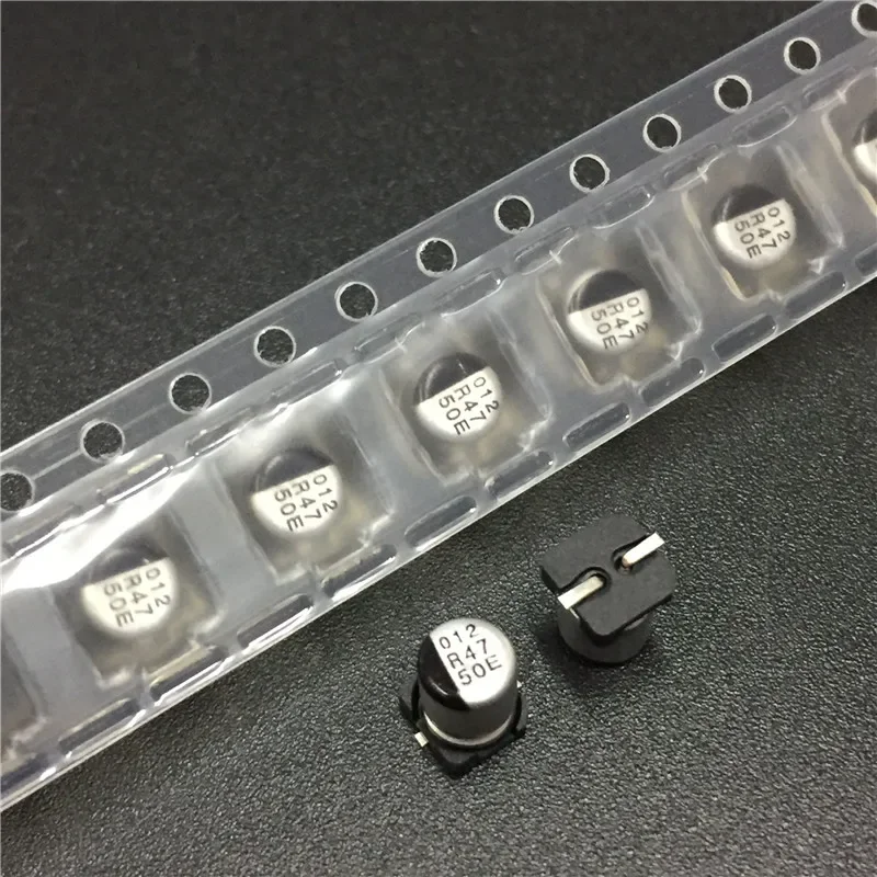 

20pcs 0.47uF 50V NACE series 4x5.5mm 50V0.47uF Chip type SMD Audio Electrolytic Capacitor