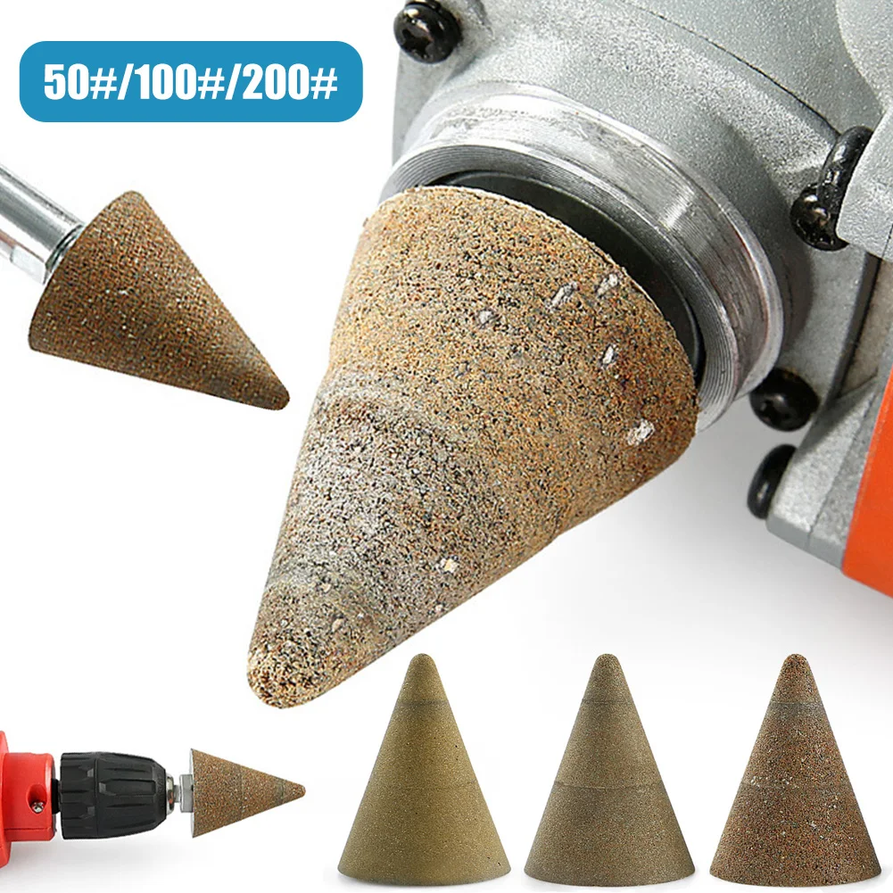 

Type 100 Diamond Grinding Head Cone Shaped Grinding Polishing Wheels Grindings Heads Polishing Trimming Tools