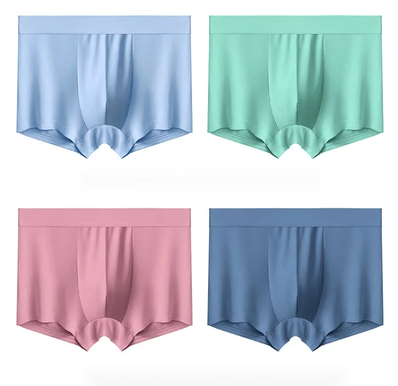 Nya 2024 högklassiga underkläder Ice Silk Tunn Platt Hörn Grafen Antibakteriell Snabbtorkande Quadrangle Byxor Herrshorts_voghion.com