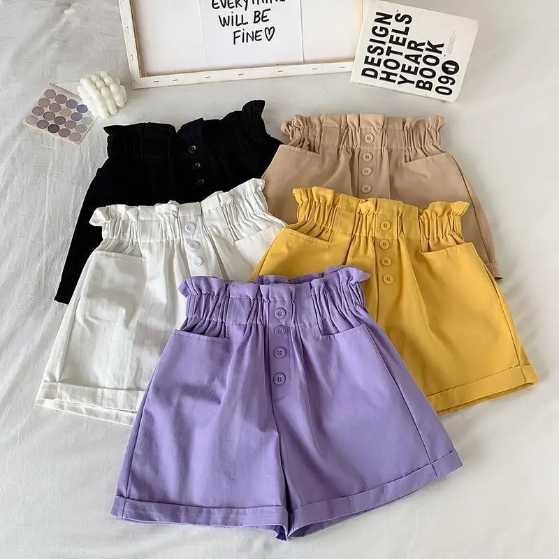 

Girls Summer Thin Kid Children Clothing 4-11Y Baby Shorts for Girls Casual Solid Kids Children Pants Korean Informales Casuales