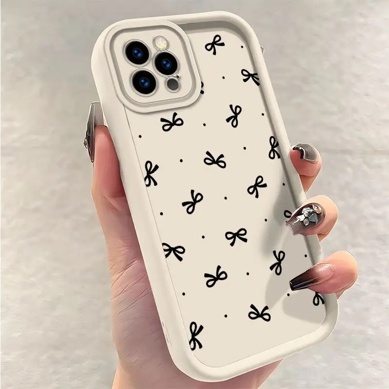 Cute Bow Tie Pink Phone Case - Stylish and Protective Casing