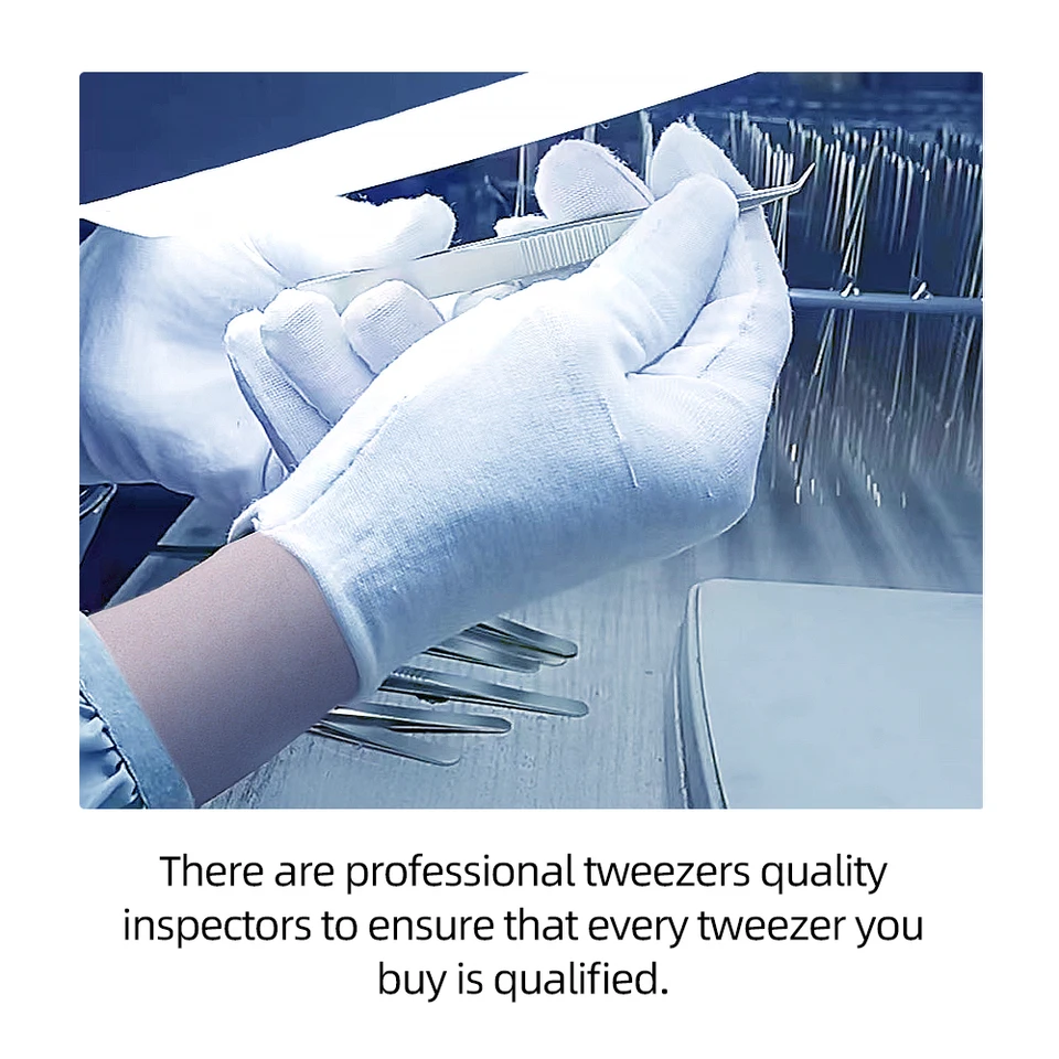 Professional Stainless Steel Eyelash Extension Tweezers