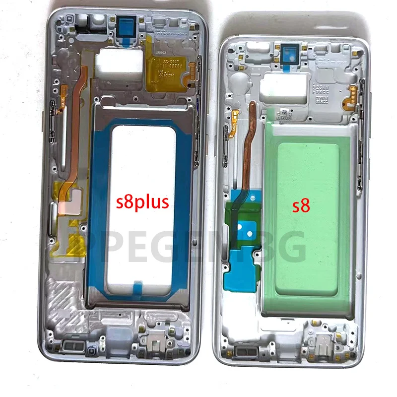 금속 미들 프레임 베젤 플레이트, 전면 섀시 및 측면 버튼, 삼성 갤럭시 S8 G850 플러스 S8 + G855 하우징, S8 / S8 플러스