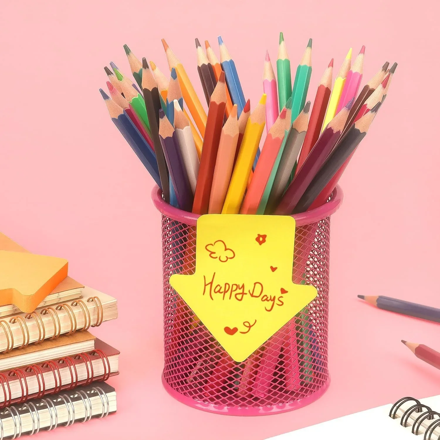Arrow Shaped Sticky Notes 8 Colors Bright and Colorful Sticky Notes 75 Sheets/Book Self-Adhesive Sticky Notes (8 Books) 6
