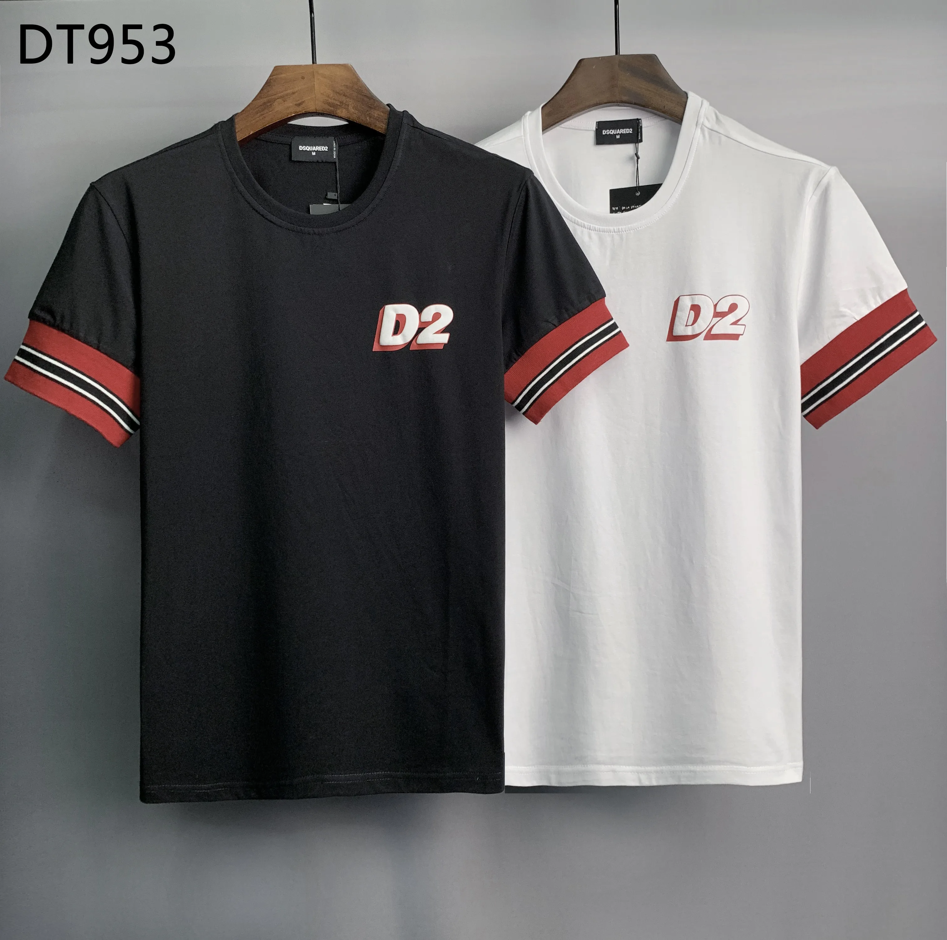 Dsquared2 модная повседневная хлопковая футболка для влюбленных пары унисекс с