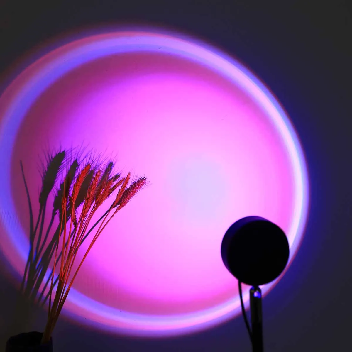 USB Sunset Projection Light, Remote Control 16 Colors, 180 ° Rotation, Suitable for Bedroom Photography Atmosphere Decoration 4