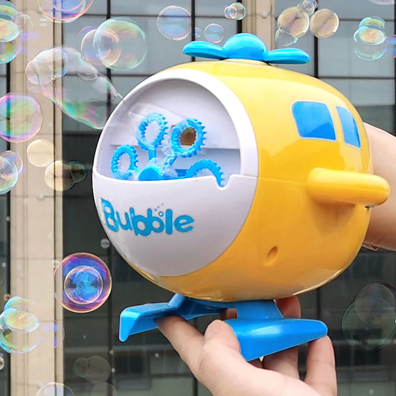 

Cartoon Bubble Machine Electric Automatic Soap Bubbles Gun Portable Summer Beach Bath Outdoor Party Toy for Children Kids Gifts