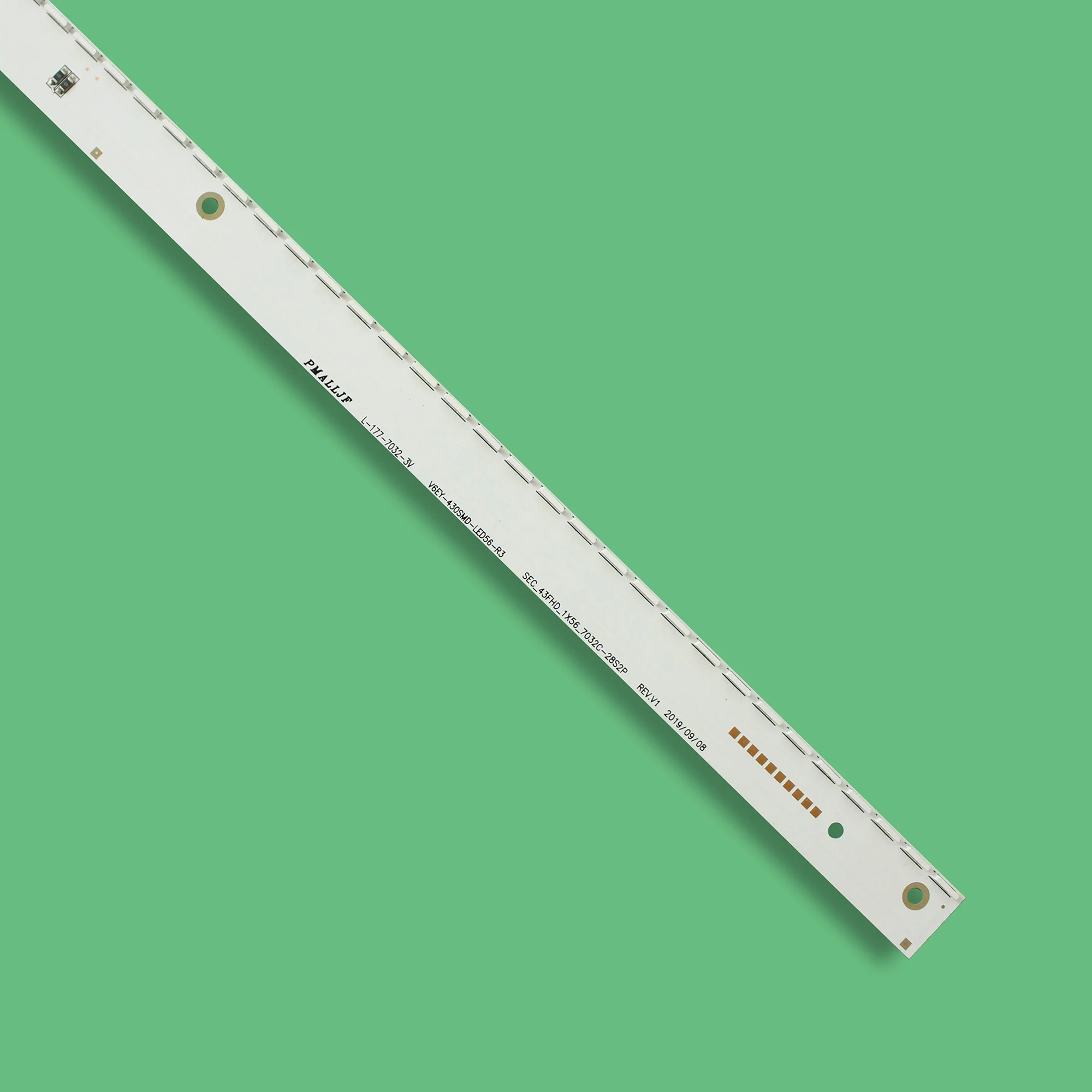 Tira Conduzida Luz de Fundo para Samsung Ue43m5515 Ue43m5520 Ue43m5522 Ue43m5525 Ue43m5550 Ue43m5570 Ue43m5572 V6ey_430smo_56led_r4 - Imagem 3