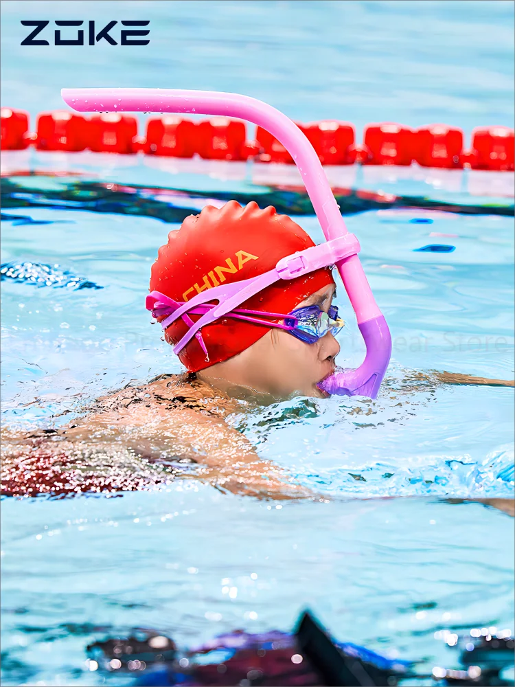 Kid Silicone Snorkel Breathing Swimming Tube For Training Scuba Diving Under Water Snorkling Breathing Diving Equipment