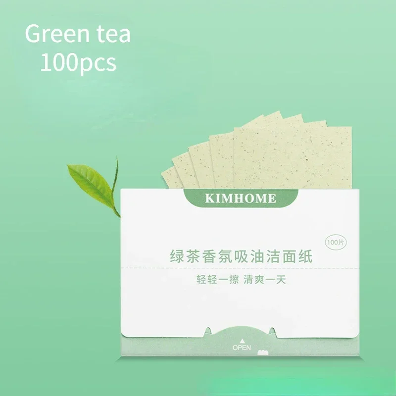 Women Skin Care Tools Face Absorbent Oil Control Paper Wipes Oil Removal Absorbing Sheet Oily Face Blotting Paper 100pcs Facial Oil Blotting Paper