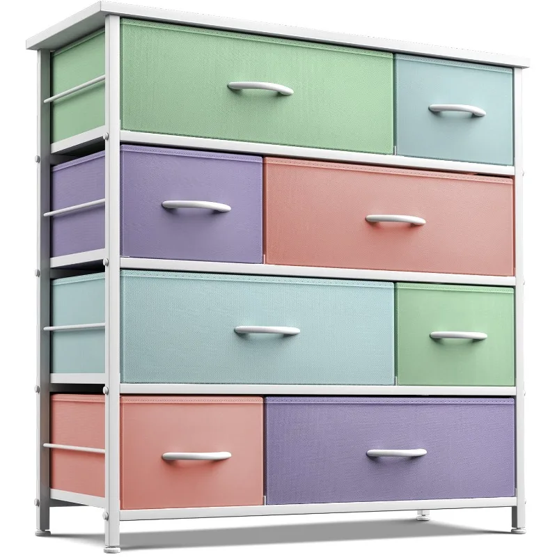 

8 Drawers Chest Dresser - Pastel Dressers/Shop all Dressers Bedroom Furniture