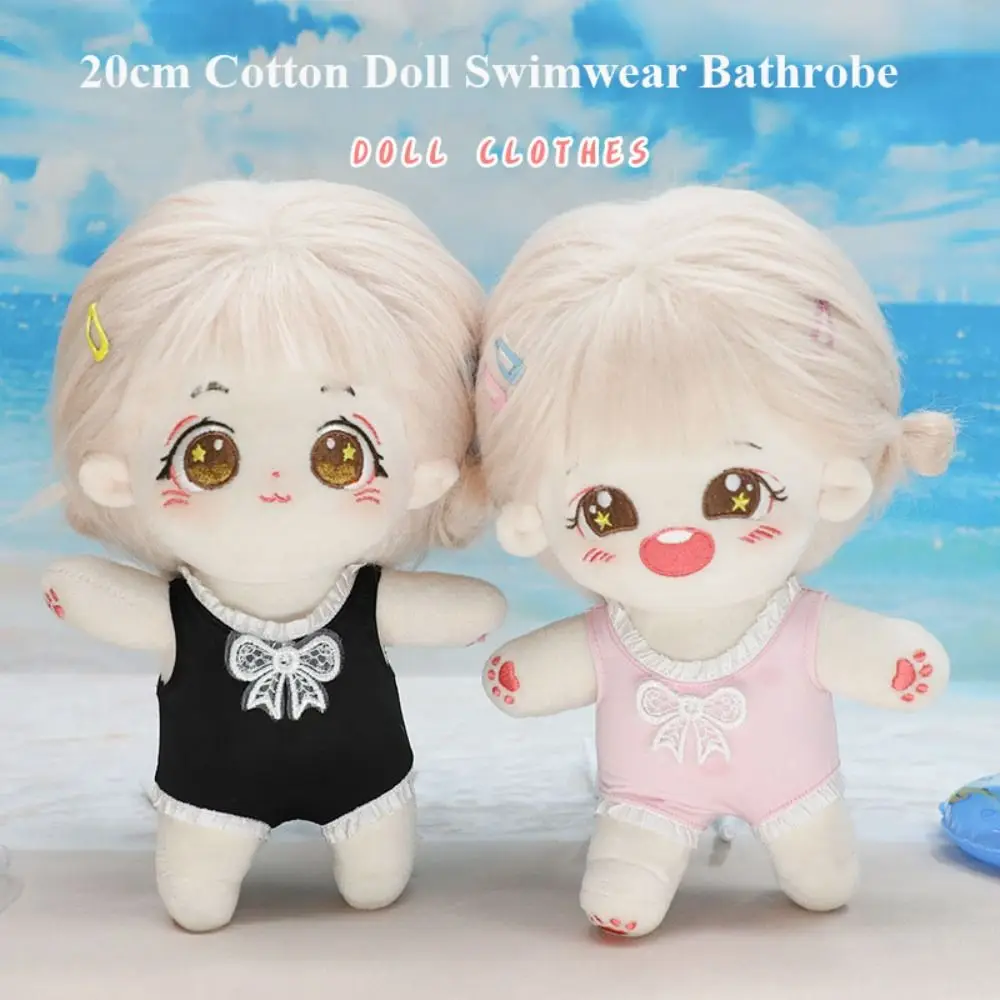 

Милая кукла, майки, украшение для банта своими руками, одежда, аксессуары, Женский хлопковый комбинезон для шарнирной куклы 1/12, хлопковая кукла 20 см