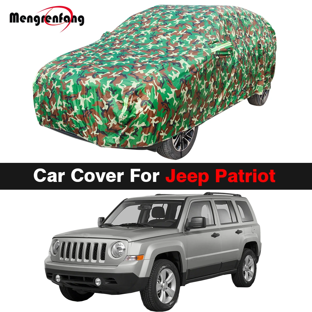 

Waterproof Camouflage Car Cover SUV Anti-UV Sun Shade Rain Snow Protect Cover Dustproof For Jeep Patriot