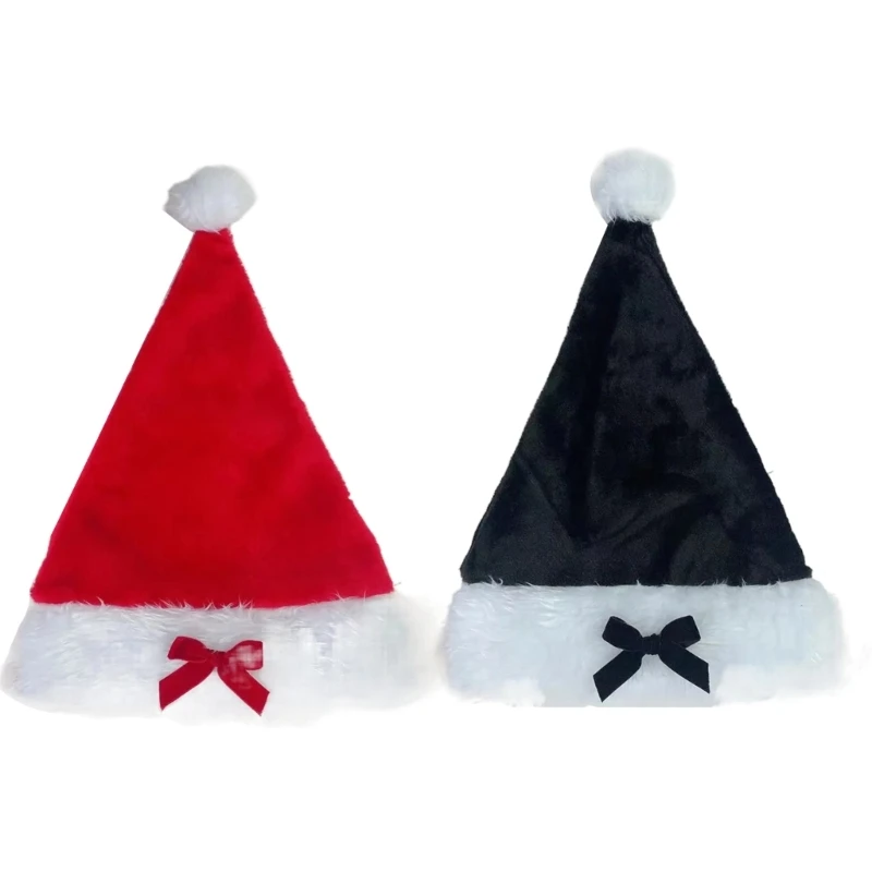 

Декоративная рождественская шляпа, реквизит для семейной вечеринки, шляпа Санта-Клауса, праздничный костюм, кепка, Прямая