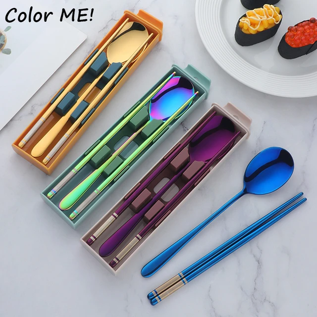 Reusable Cutlery Traveling Utensils Set Stainless Steel Portable Travel  Cutlery Set with Case - China Travel Flateware and Silverware with Case  price