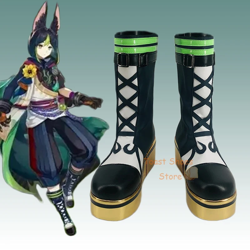 

Game Genshin Impact Tighnari Cosplay Boots Comic Game for Con Halloween Party Cosplay Costume Prop Cool Handsome Style