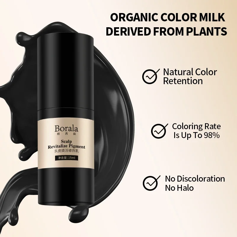 Borala Tattoo Hairline Pigment for Beauty Health Hair Growth Paint Hair Scalp Treatment Anti Loss Products Semi Permanent Tattoo