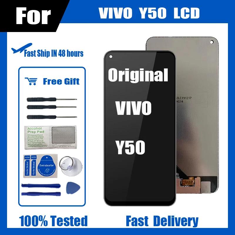 

100% протестированный 6,53 "ЖК-дисплей для VIVO Y50 2020 1935