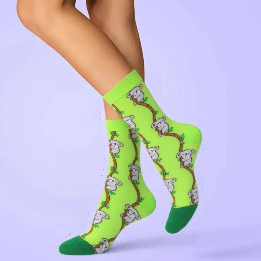 Animal Cartoon Socks New Fashion Colorful Funny Happy Casual Women Men's Socks Harajuku Cute