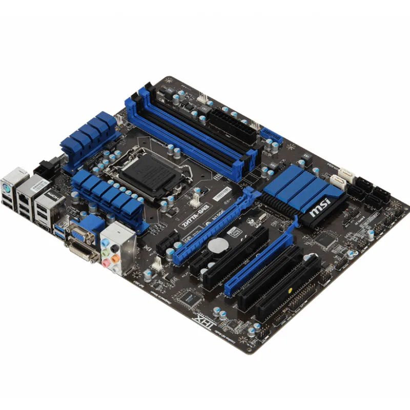 Msi-motherboard Original Usado Zh77a-g43 Ddr3 Lga 1155 para i3 i5 i7 Cpu 32gb Usb 3.0 Sata3 H77 - Imagem 3