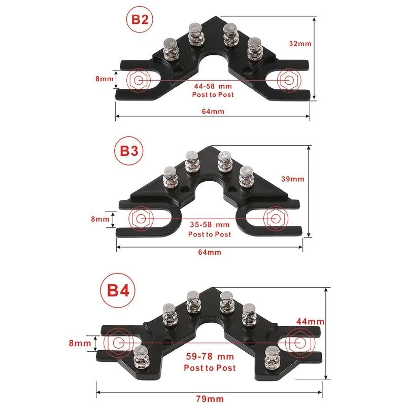 B2/B3/B4 Guitar Locking Tuners Lock String Tuning Key Pegs Machine Guitar String Butler Electric Accessories