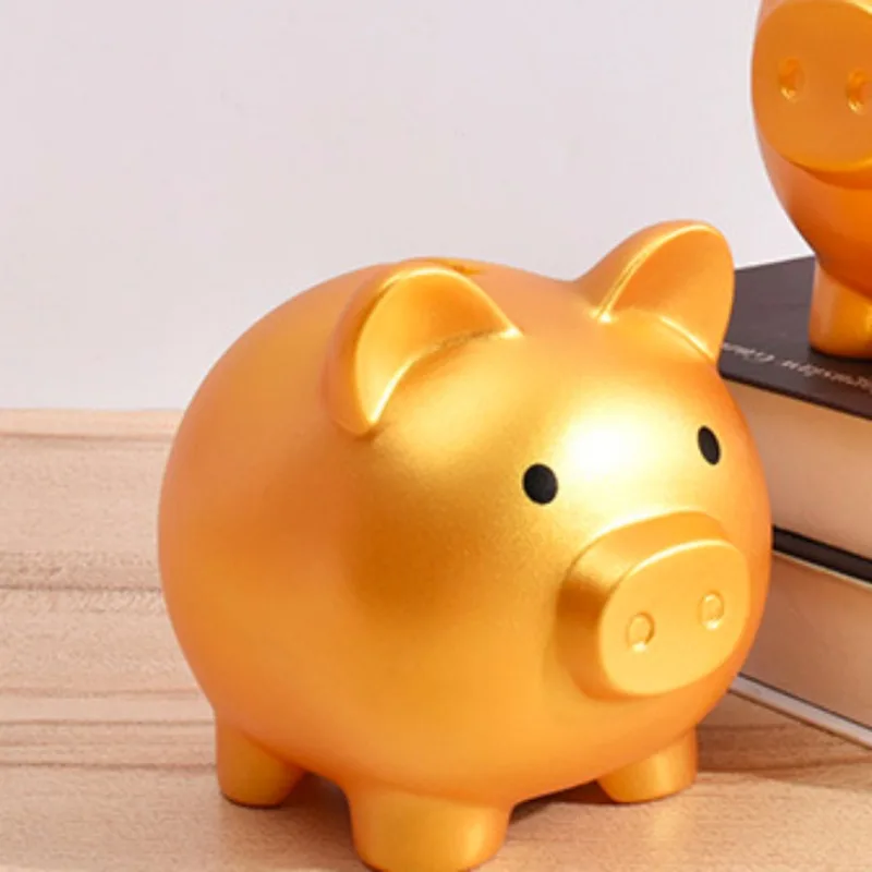 1pcs Cartoon Pig Money Box Piggy Bank Coin Storage Box Kids Toy for Birthday Gift Money Saving Children Bank Small money saving box piggy bank