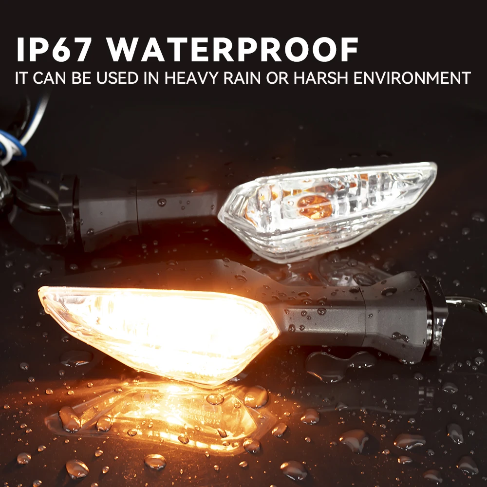 Motorcycle Turn Signal Light Blinker For KAWASAKI Z125 Z250 Z250SL