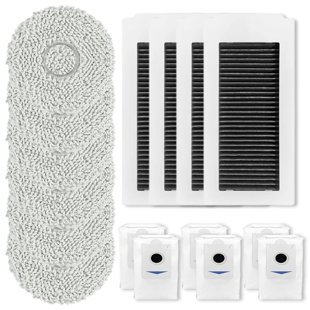 

Пылесборник в комплекте, тряпочка с фильтром, аксессуары для швабры, запчасти для простой установки, запасные части для пылесоса DEEBOT X5 PRO