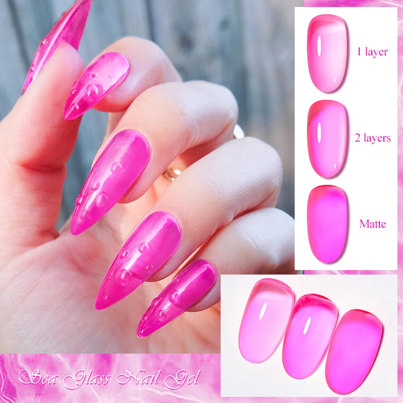 Mtssii Jelly Glass Gel Nail Polish Set image 6