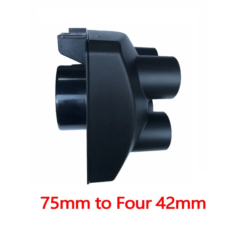 75mm 1 Outlet to 60mm 2 Outlet Converter Exhaust Pipe Connector Cover Fit Auto Air Diesel Parking Heater Truck Caravan Boat