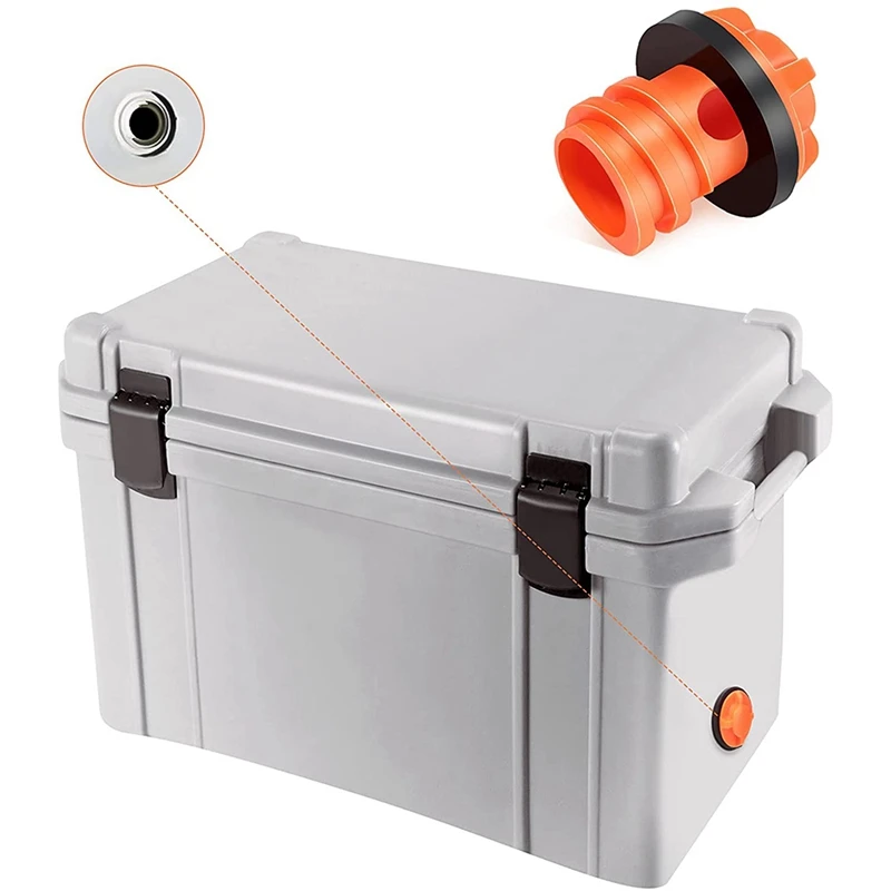 Cooler Drain Plugs Replacement Compatible With Most Rotomolded Coolers Small Drain Plugs With Leak-Proof Design