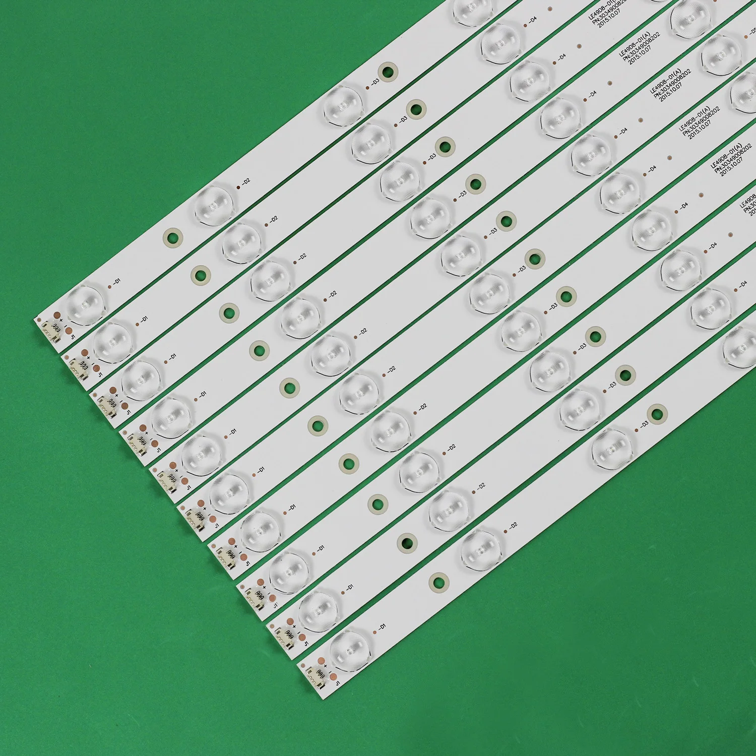 Tira Retroiluminação Led para Lt49c550 Ls49h510n 30349008202 Le49d801a Lcd490duy-sha2 Le50d8-03 30350008203 Lc490duj-sge3 10 Pcs - Imagem 3