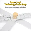 Woodworking Aluminum Protractor Diagonal Ruler with Clear Scale Corner Angle Finder Square Carpenter Building Measuring Tools 4