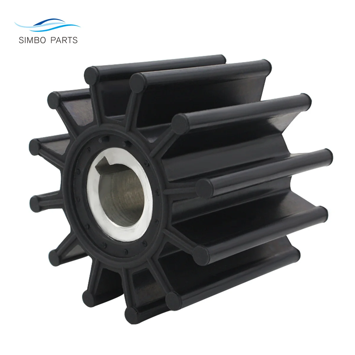 47-853126 Flexible Water Pump Impeller For MerCruiser 7.3L Diesel Star Power Inboard And Stern Drive 47-8M0056956 47 20268 water pump impeller for mercruiser 0 sterndrive 60 renault stern drive replace sierra 18 3007