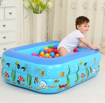 Inflatable Swimming Pool Family Adult Inflatable Pool Children's Baby Swimming Pools Summer Indoor Outdoor Party Toys for Family 1