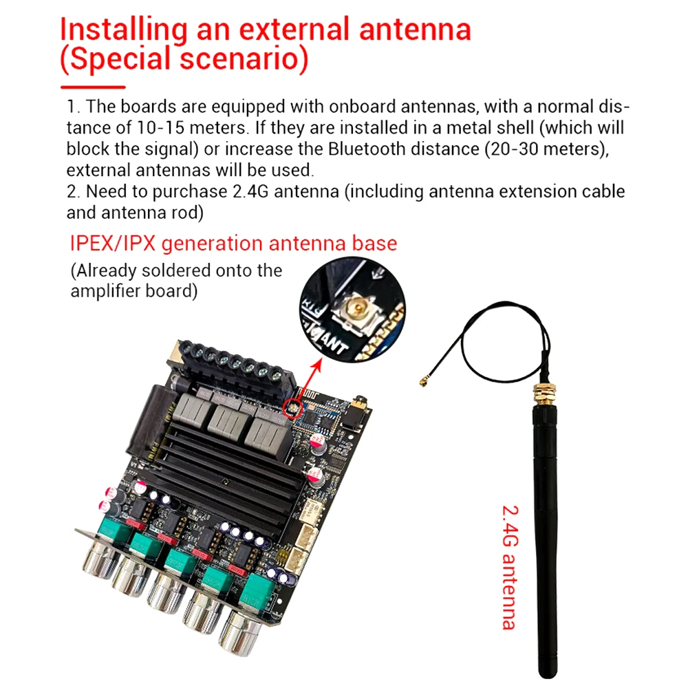 ZK-APTX1 Bluetooth Digital Power Amplifier Board QCC3034