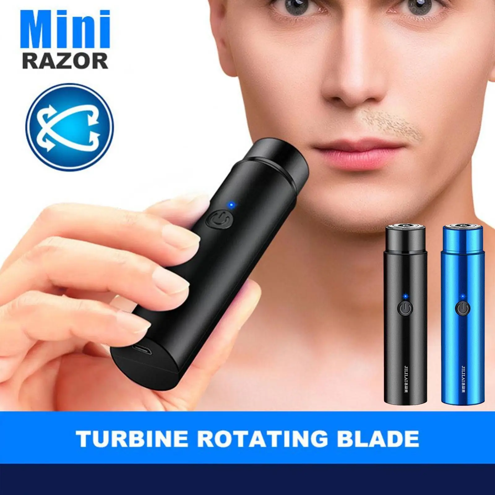 Mini Portable Electric Razor Shaver Professional Single Waterproof