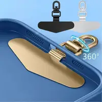 Steel Phone Lanyard Gasket Patch Anti-lost Anti Fall Mobile Phone Rope Card Metal Clip Strap Hang Cord Tab Accessories