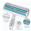 Pet Hair Removal Mitts & Rollers For Cats and Dogs Reusable Self-Cleaning Lint Roller Set For Furniture Couch Carpet ﻿ 6