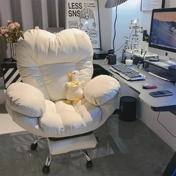 Sedia da ufficio di lusso da gioco Studio Computer Soggiorno Cuscino Sedia da ufficio Braccioli Moderni Sillas De Oficina Accessori per la casa