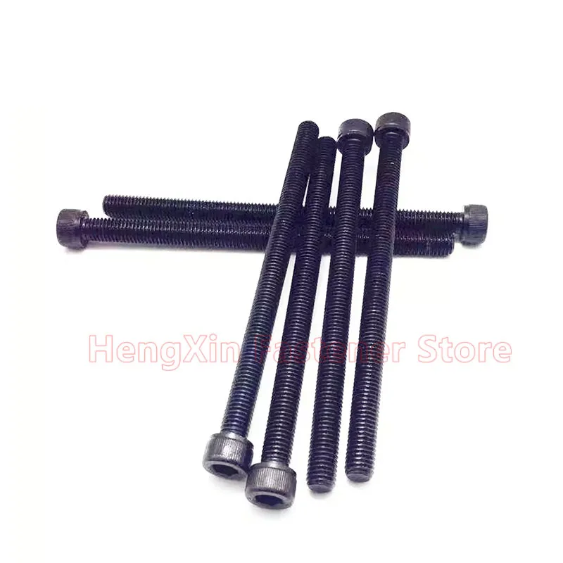 초장형 M14 M16 M18 M20 M24 풀 스레드 육각 소켓 헤드 캡 볼트 스크류 길이 60-450mm 12.9등급 합금강