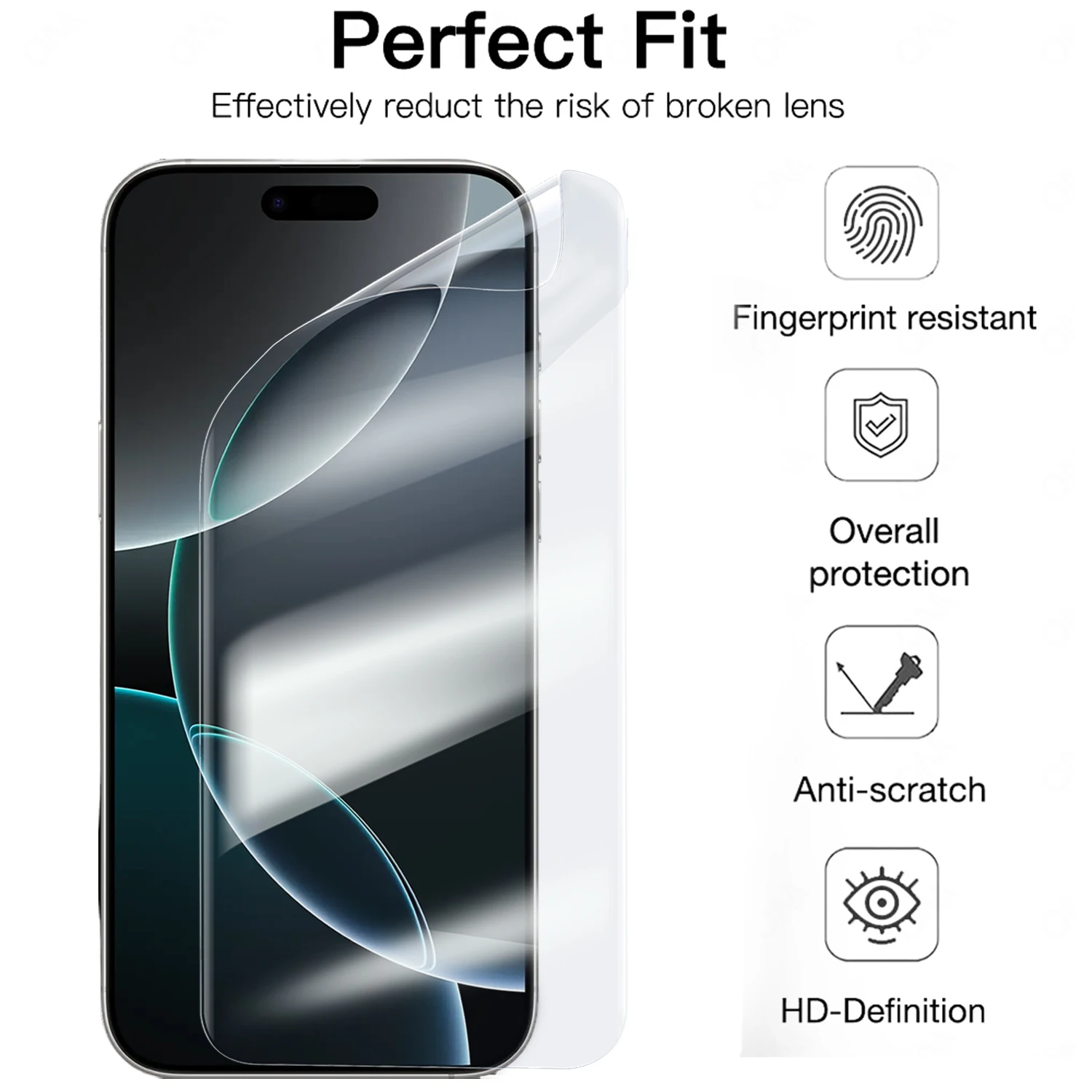 for IPhone 17 17Air 17Pro Max Back+Front Hydrogel Film Full Cover Screen Protector Soft Protective Cover Films for IPhone17 Pm