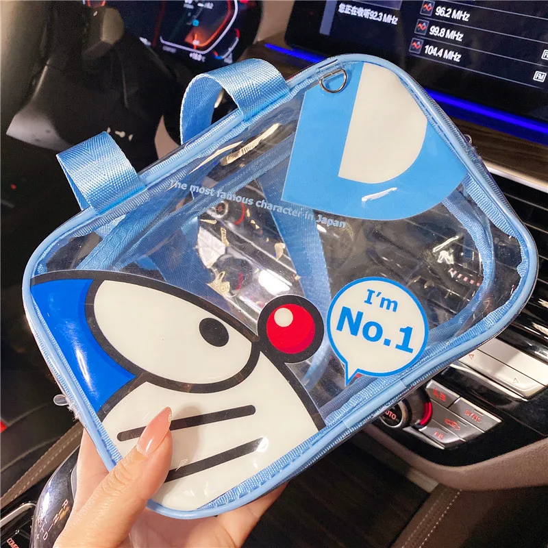 Cartoon Doraemon cosmetic bag large-capacity portable hand bag makeup storage bag girl fashion hand-carrying waterproof wash bag 2