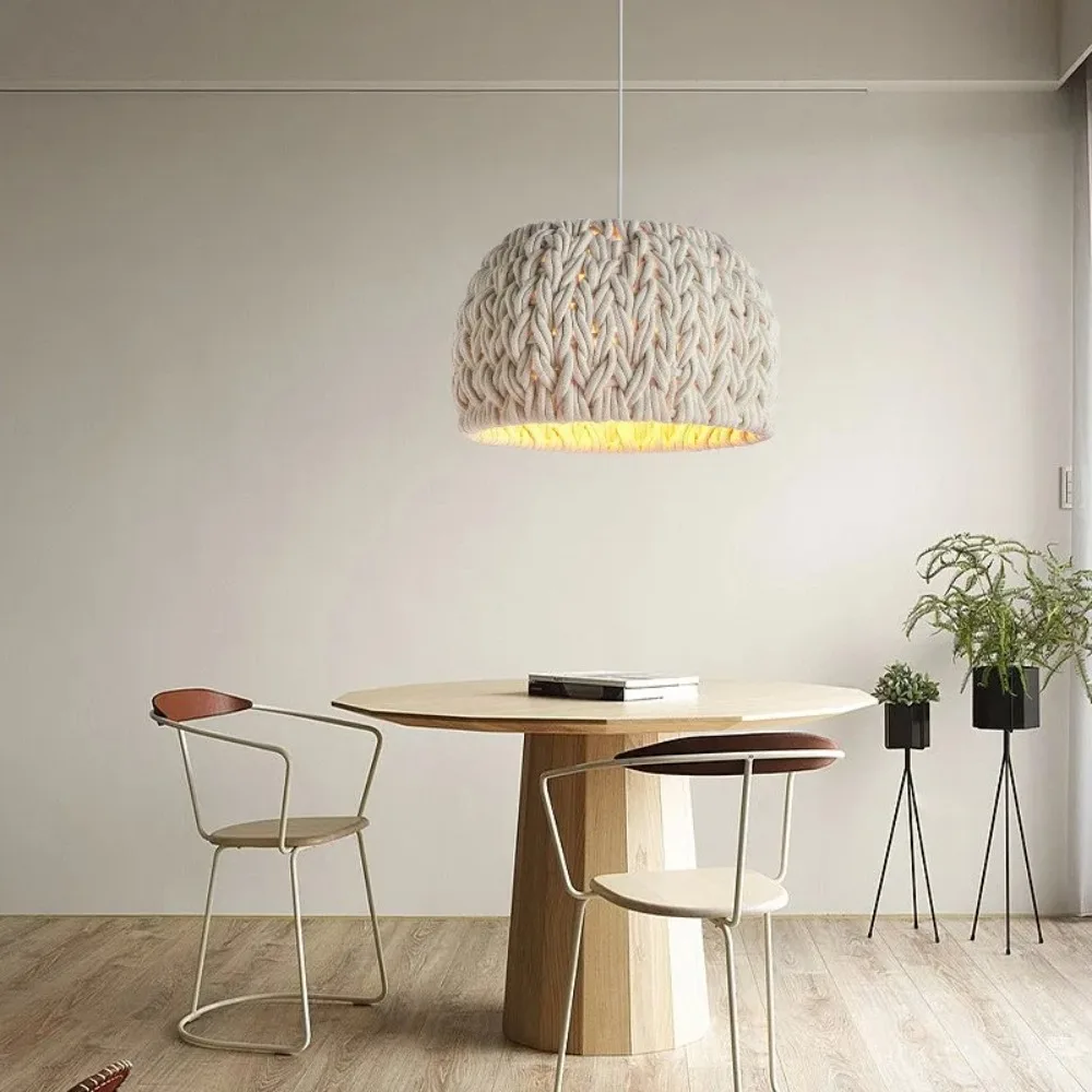 

Nordic E27 Led Pendant Lights Wabi Sabi Chandelier Lustre Minimalism Hanging Lamp Bar Suspend Lamp Fixtures