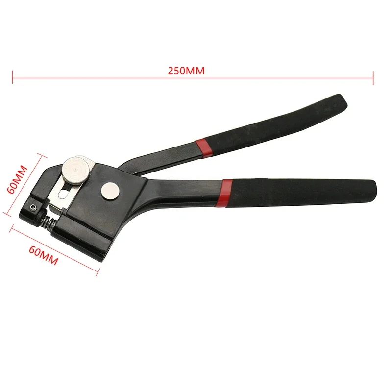 Iron Plate Manual Puncher 3.2/4.2MM Metal Aluminum Side Advertising Word Perforation Stainless Steel Letter Punching Pliers 6