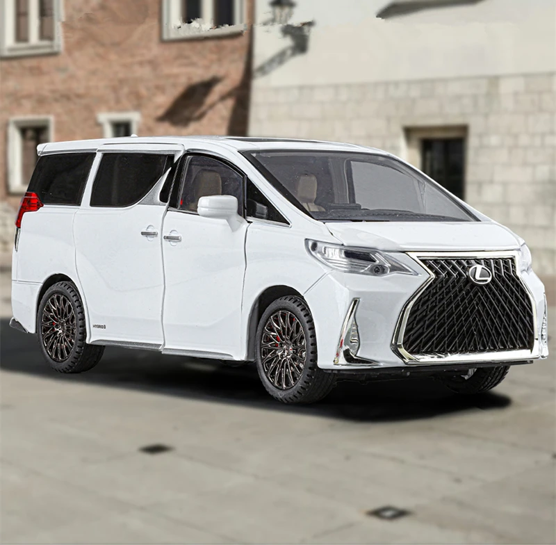 1:24 Lexus LM300 MPV Alloy Car Model Diecast Toy Vehicle Car Model