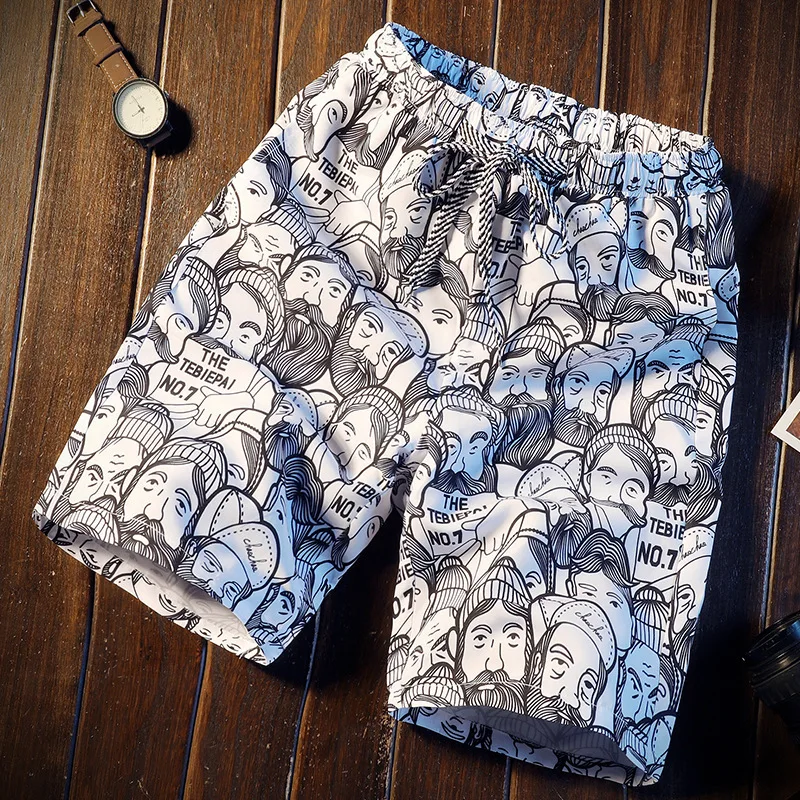 Mens Fashion Summer Beach Shorts Funny 3d Printed Short Pants Male Swimsuit Streetwear Loose Breathable Beachwear Shorts Pants 5