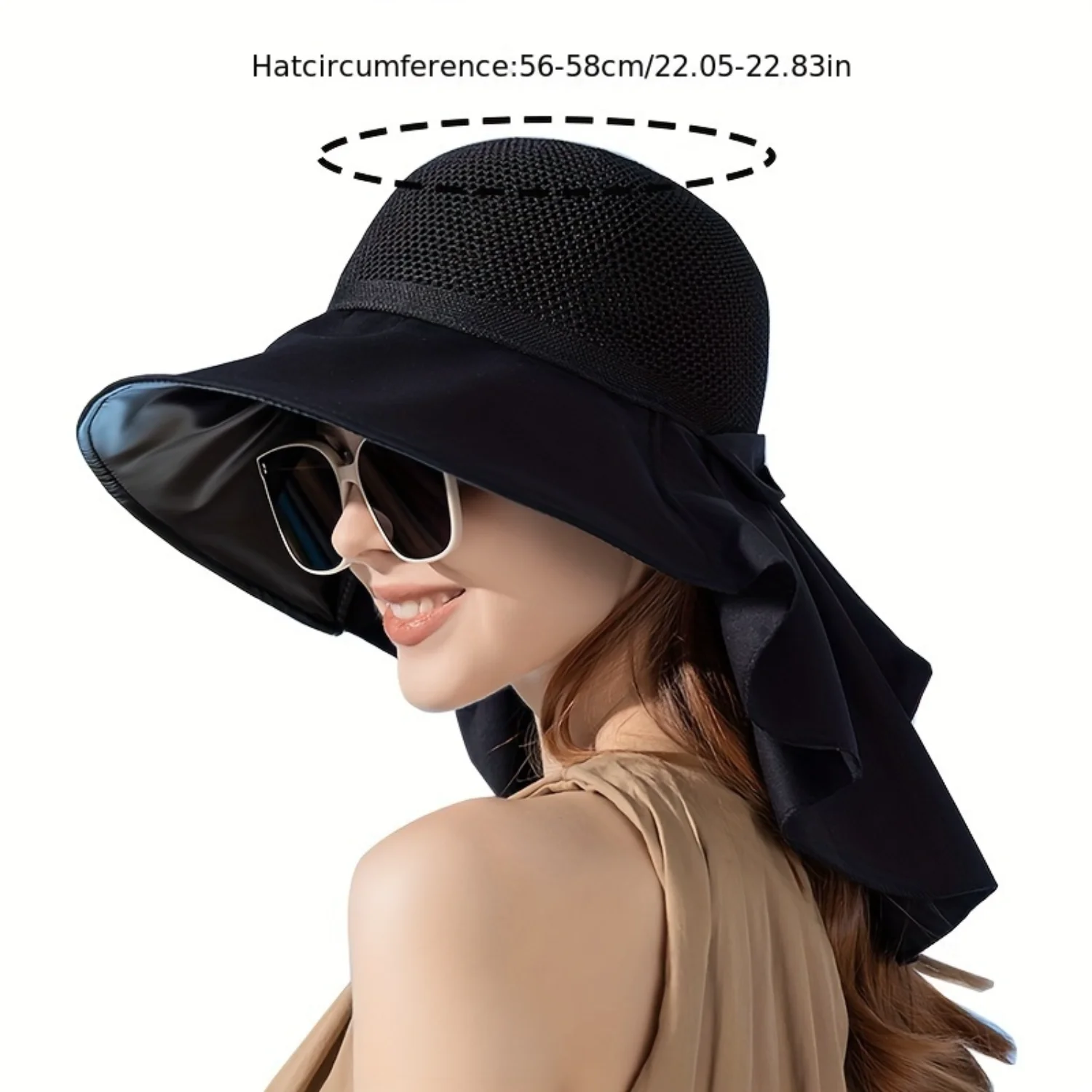 Womens Premium UV Shield Wide Brim Sun Hat-Foldable & Versatile for Beach, Fishing, Garden, Hiking-Perfect Summer Outdoor Es