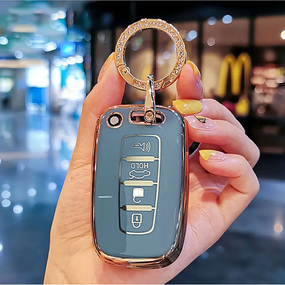 Premium 4-Button Smart Key Case Cover